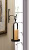 Hanging Hurricane Glass Wall Sconce