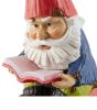 Bookworm Gnome Solar Statue