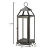 Medium Brushed Pewter Lantern