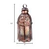 Moroccan Copper Candle Lantern - Decorative Lamp for Ambient Lighting