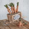 Set of Three Burlap Carrots