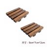 Set of 2 Handmade Natural Wood Soap Dish/Soap Holder(NO.009)