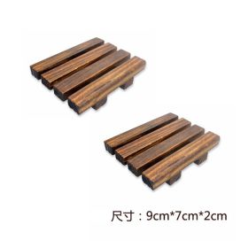 Set of 2 Handmade Natural Wood Soap Dish/Soap Holder(NO.009)