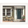 "Parked Out Front" by John Rossini, Ready to Hang Framed Print, White Frame