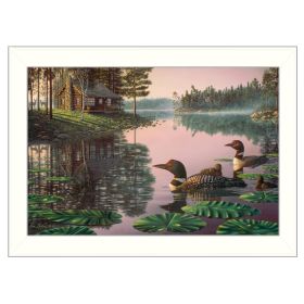 "Northern Tranquility" by Kim Norlien, Ready to Hang Framed Print, White Frame