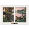 "Northern Tranquility" by Kim Norlien, Ready to Hang Framed Print, White Window-Style Frame