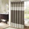 Faux Silk Shower Curtain