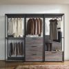 Monica Wood Walk-in Closet System