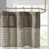 Faux Silk Shower Curtain