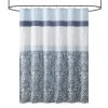 Printed and Embroidered Shower Curtain