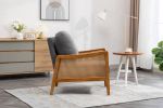 COOLMORE Wood Frame Armchair, Modern Accent Chair Lounge Chair for Living Room