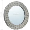 Mirror 31.5" Wicker