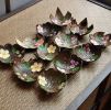 Random Leaf Shape Coconut Shell Handmade Soap Dish Jewelry Holder Tray