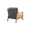 COOLMORE Wood Frame Armchair, Modern Accent Chair Lounge Chair for Living Room