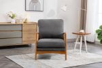 COOLMORE Wood Frame Armchair, Modern Accent Chair Lounge Chair for Living Room