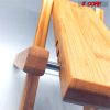 5 Core Guitar Foot Rest Wooden Bamboo Foldable Height Adjustable 4.5" up to 8" Non-Slip Upscale Foot Stand Leg Support Solid Wood Footstool Accessory