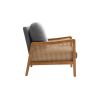 COOLMORE Wood Frame Armchair, Modern Accent Chair Lounge Chair for Living Room