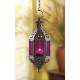 Enchanting Purple Fairy Lantern Candle Holder for Mystical Decor