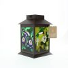 Beautiful Solar-Powered Floral Lantern for Outdoor Decor