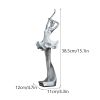 NORTHEUINS Resin Ballet Dancer Figurines for Interior Art Girl Statue Home Living Room Bedroom Entrance Display Decor Accessorie