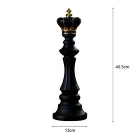 Northeuins Resin Chess Pieces Board Games Accessories Retro Aesthetic (Color: Burgundy)