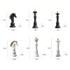 Northeuins Resin Chess Pieces Board Games Accessories Retro Aesthetic