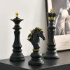 Northeuins Resin Chess Pieces Board Games Accessories Retro Aesthetic