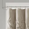 Tufted Semi-Sheer Shower Curtain