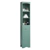 Tall Bathroom Cabinet;  Freestanding Storage Cabinet with Drawer;  MDF Board;  Adjustable Shelf